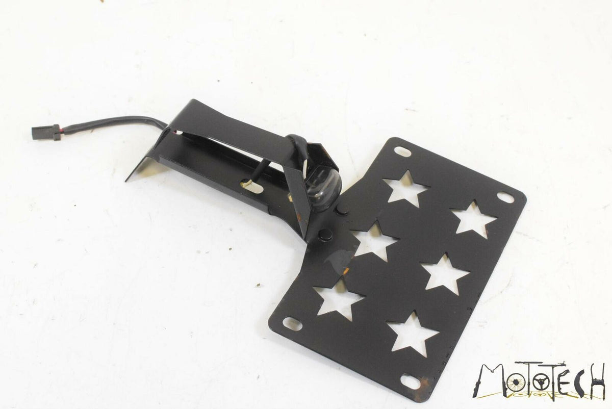 2008 Ducati 1098 Superbike Illuminated License Plate Holder Assembly 56110251A {{ shop.shopifyCountryName }} - Mototech271