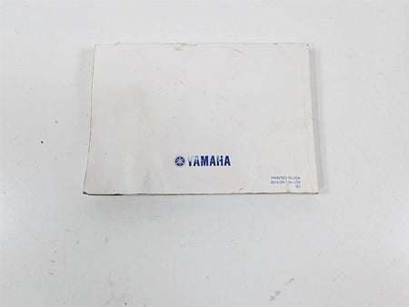 2017 Yamaha YXZ1000R EPS SS Owners Manual B57-F8199-10 YXZ10YWXH YXZ10YESH {{ shop.shopifyCountryName }} - Mototech271