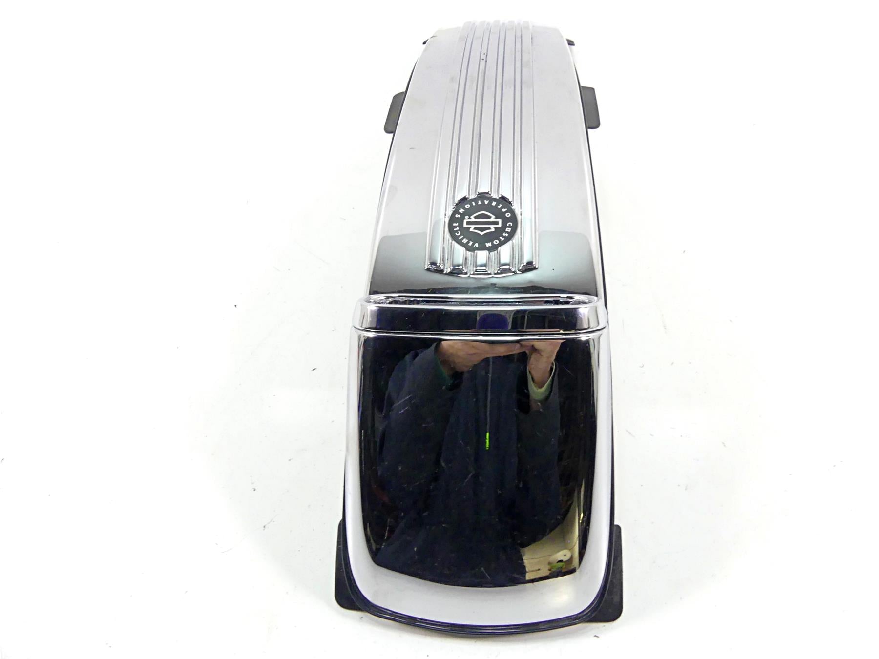 2005 Harley VRSCSE CVO V-Rod Upper Tank Cover Chrome Trim Brace 71321-05 {{ shop.shopifyCountryName }} - Mototech271