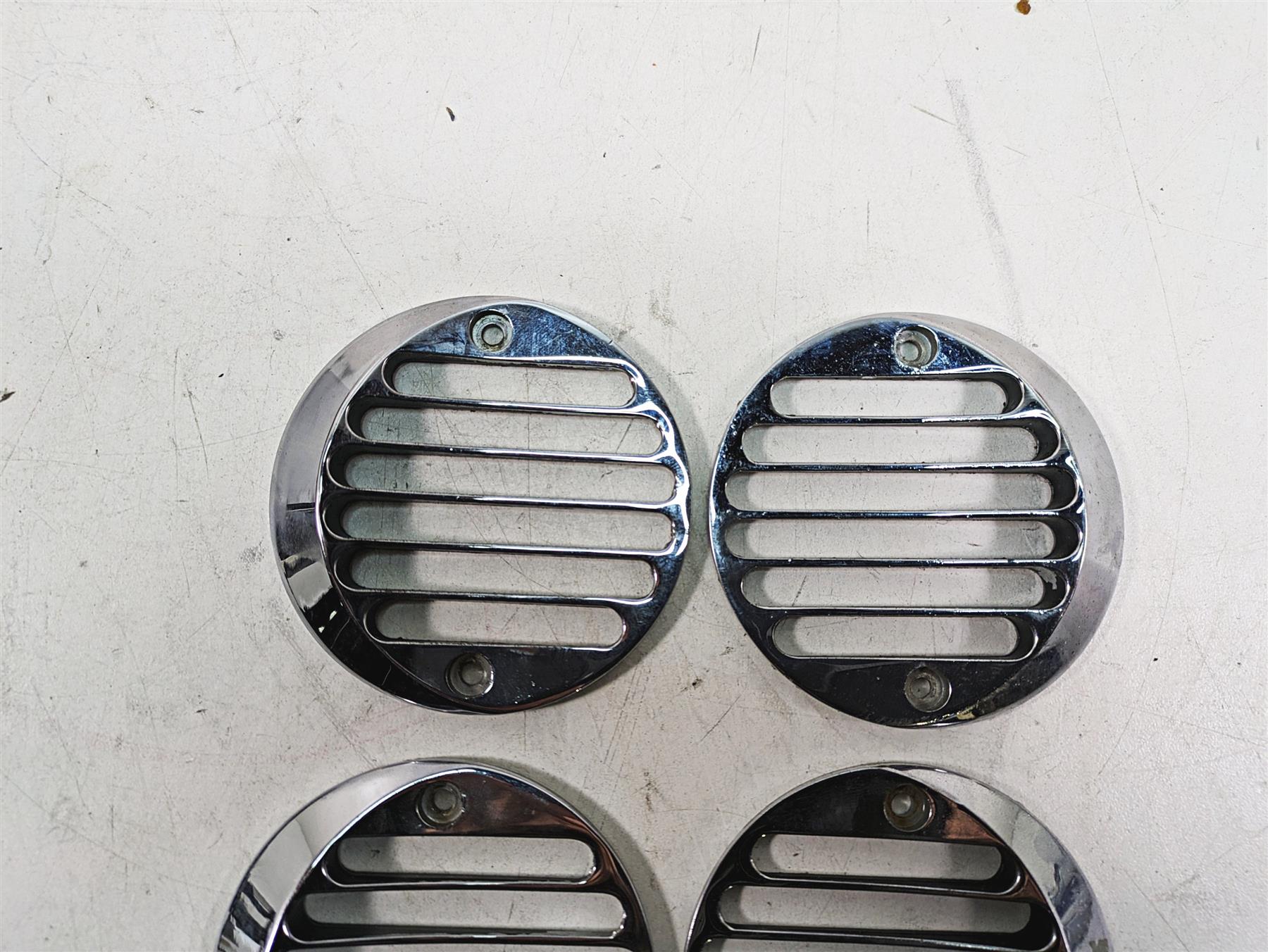 1999 Harley Touring FLHTC Electra Glide Front Rear Blinker Chrome Cover Set {{ shop.shopifyCountryName }} - Mototech271
