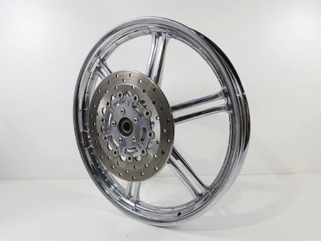 2008 Harley FXDSE CVO Dyna Chrome Slotted Front Wheel Rim 21x2.15 43973-08-Mototech271