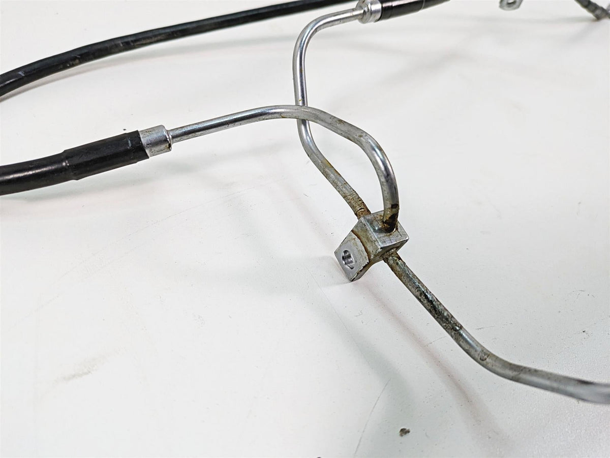 2009 Harley FXDF Dyna Fat Bob Brake Line Clutch Throttle Cable Set 9.5" Riser {{ shop.shopifyCountryName }} - Mototech271