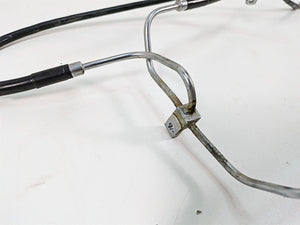 2009 Harley FXDF Dyna Fat Bob Brake Line Clutch Throttle Cable Set 9.5" Riser | Mototech271