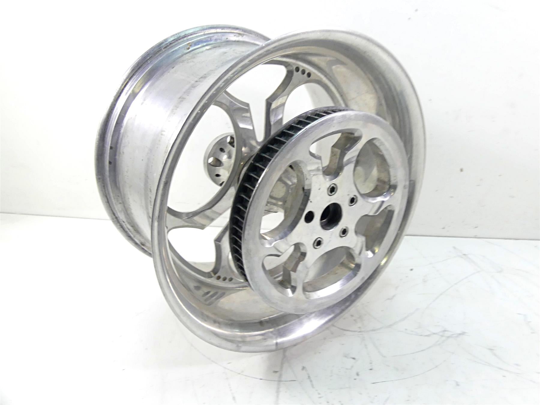 2009 Big Dog K9 Diamond Front Rear Wheel Rim 21x2.15 8x10.5 061908 061108 {{ shop.shopifyCountryName }} - Mototech271