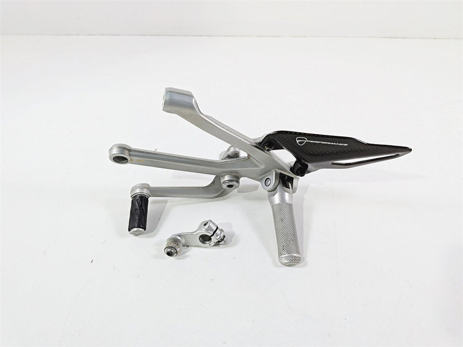 2018 Ducati Panigale V4 S Left Foot Peg Carbon Heal Guard Shifter 82413461AA-Mototech271