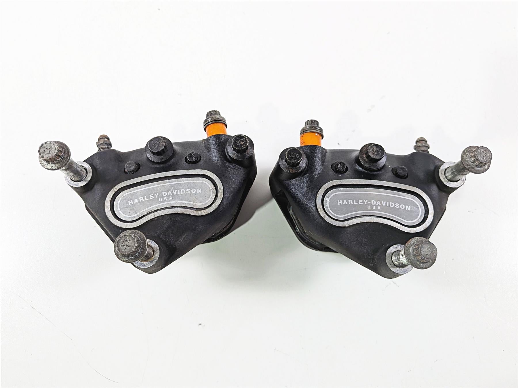 2001 Harley FLHRCI Road King Front Brake Caliper Set 44023-00C 44046-00D {{ shop.shopifyCountryName }} - Mototech271