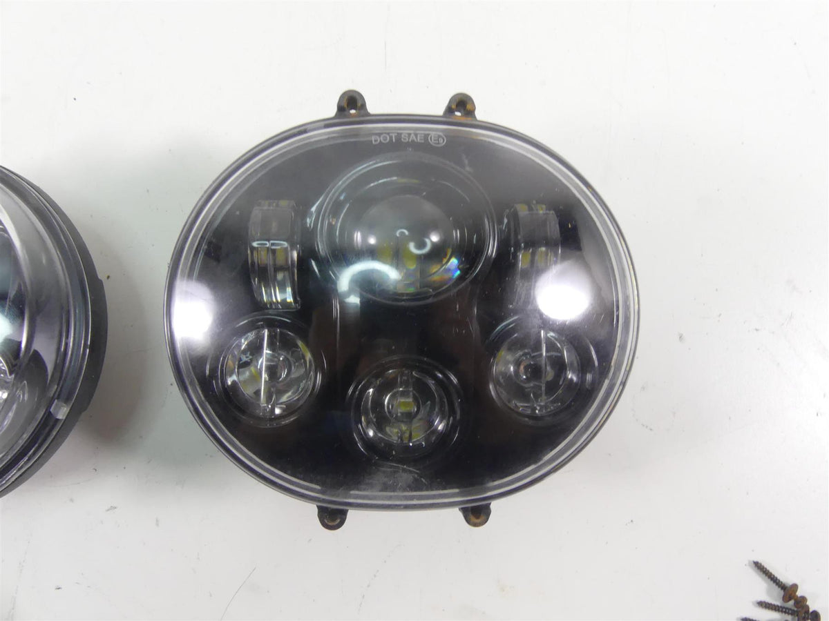 2011 Harley Touring FLTRU Road Glide Led Headlight Head Light Lamp Set - Read {{ shop.shopifyCountryName }} - Mototech271