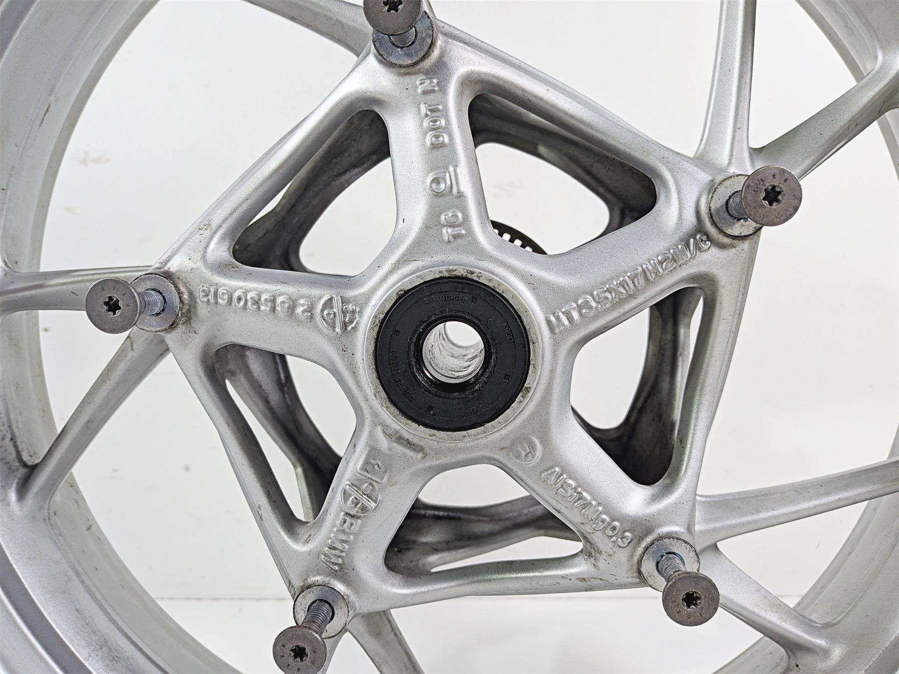 2016 BMW R1200RT RT RTW K52 Front Wheel Rim 17x 3.5 Straight 36318538086 {{ shop.shopifyCountryName }} - Mototech271