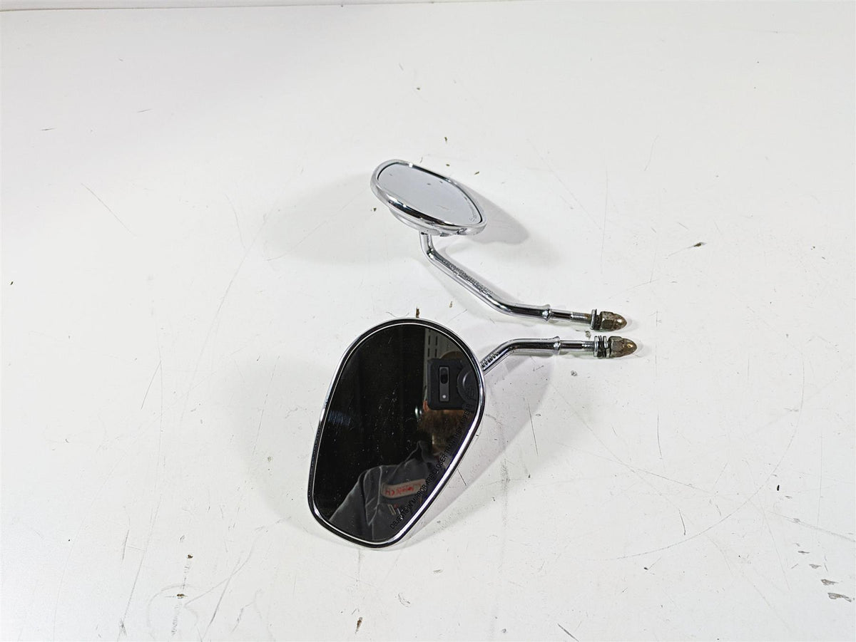 2012 Harley FLD Dyna Switchback Chrome Rear View Mirror Set 91840-03B 91845-03B {{ shop.shopifyCountryName }} - Mototech271