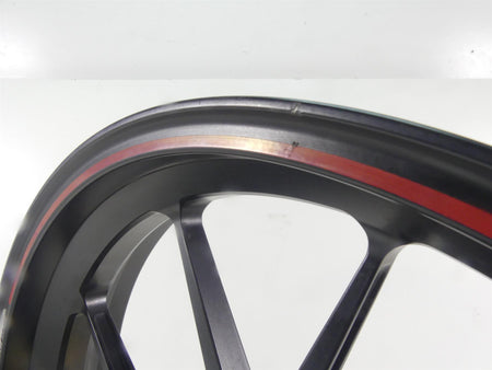2008 Ducati 1098 S Front Straight 17x3.5 Marchesini Forged Wheel Rim 50121151AB {{ shop.shopifyCountryName }} - Mototech271