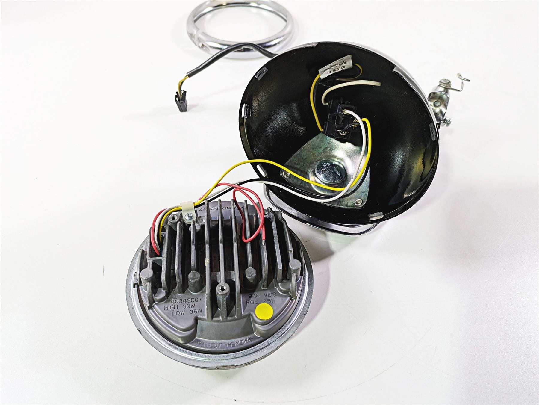 2016 Harley FXDL Dyna Low Rider J.W.Speaker Led Headlight Lamp & Bracket 4034350 {{ shop.shopifyCountryName }} - Mototech271
