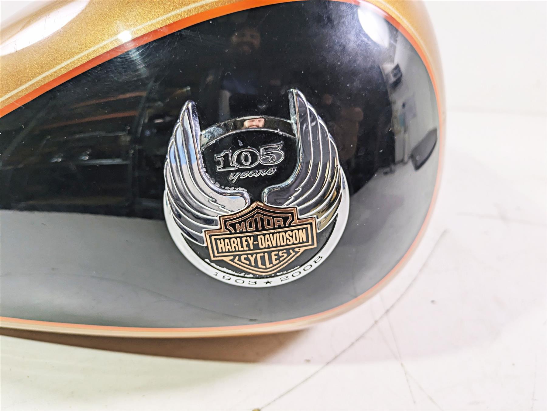 2008 Harley FLSTC 105TH Softail Heritage Fuel Gas Petrol Tank 5 Gallon 61000800 {{ shop.shopifyCountryName }} - Mototech271