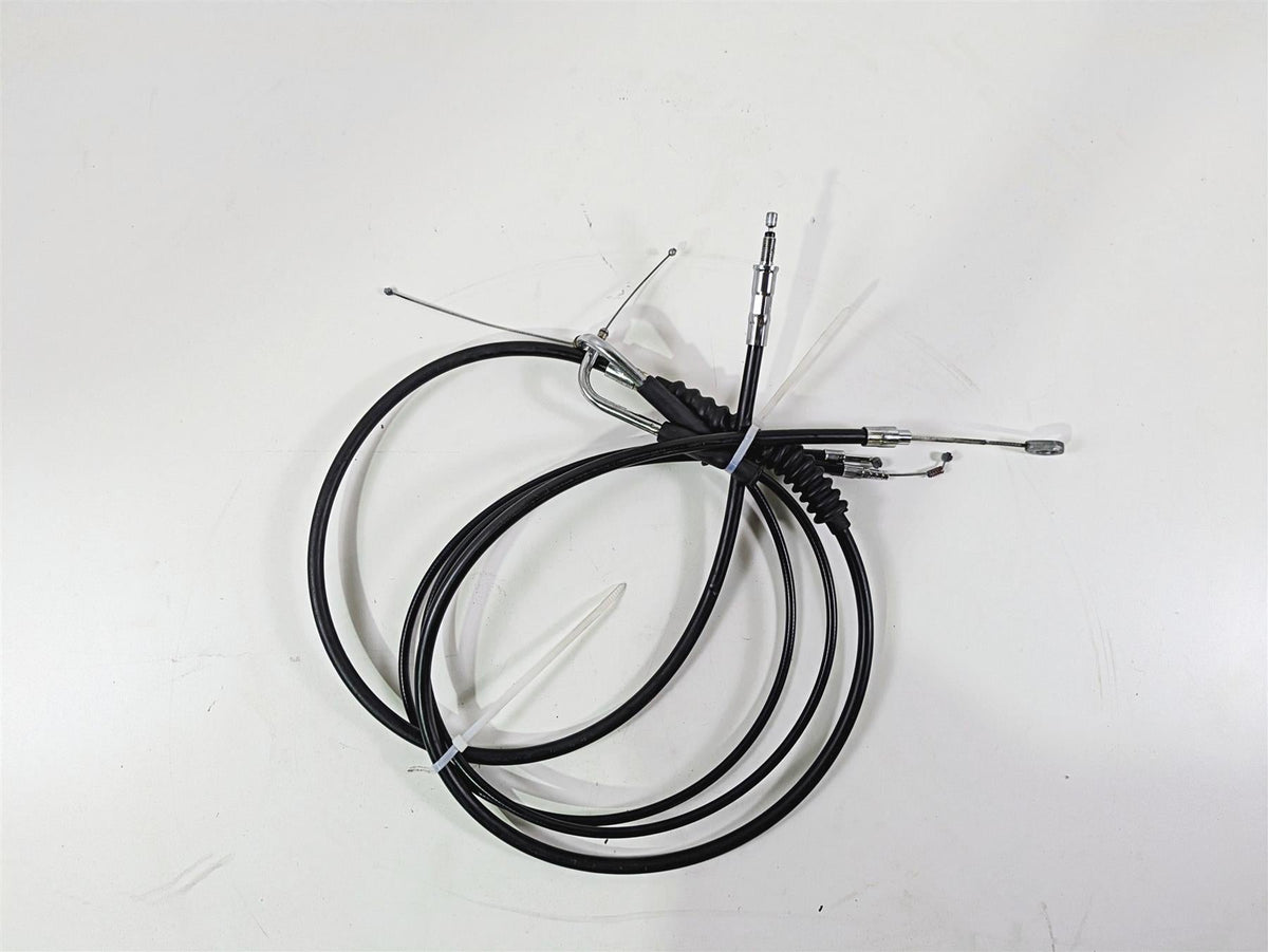 2011 Harley FXDC Dyna Super Glide 12" Extended Throttle Clutch Cable Set {{ shop.shopifyCountryName }} - Mototech271
