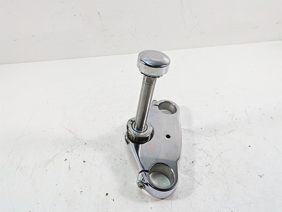 2009 Harley FXCWC Softail Rocker C Lower Triple Tree Steering Stem 46429-08 {{ shop.shopifyCountryName }} - Mototech271