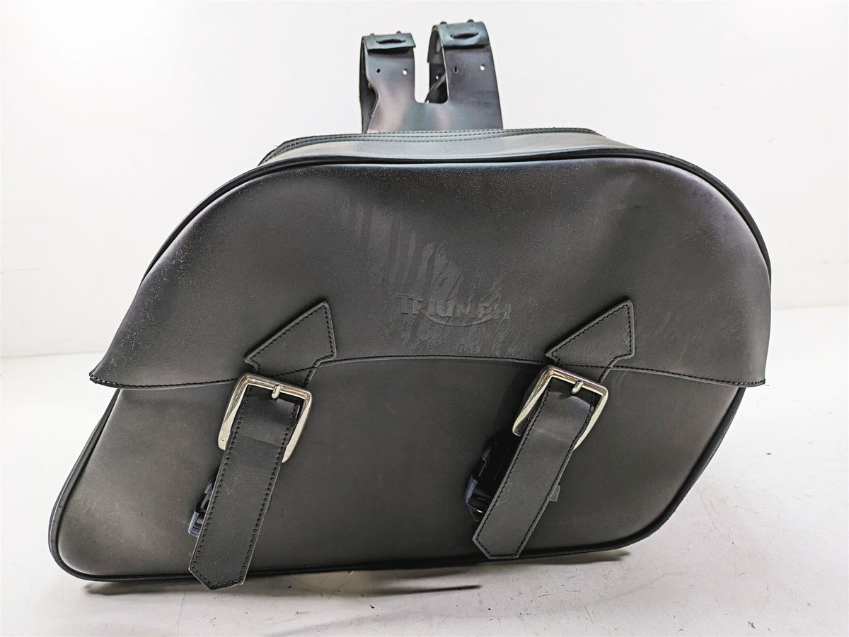2011 Triumph America Large Saddlebag Saddle Bags Set A9520019 {{ shop.shopifyCountryName }} - Mototech271