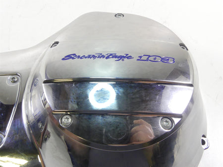 2004 Harley FLHTC SE CVO Electra Glide Outer Primary Drive Clutch Cover 60672-98 {{ shop.shopifyCountryName }} - Mototech271