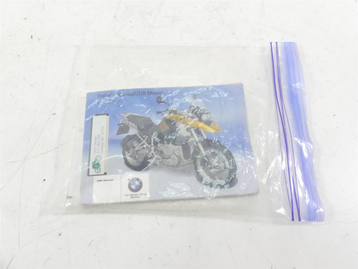 2008 BMW R1200GS K25 Owners Manual Service Book 01477712347 {{ shop.shopifyCountryName }} - Mototech271