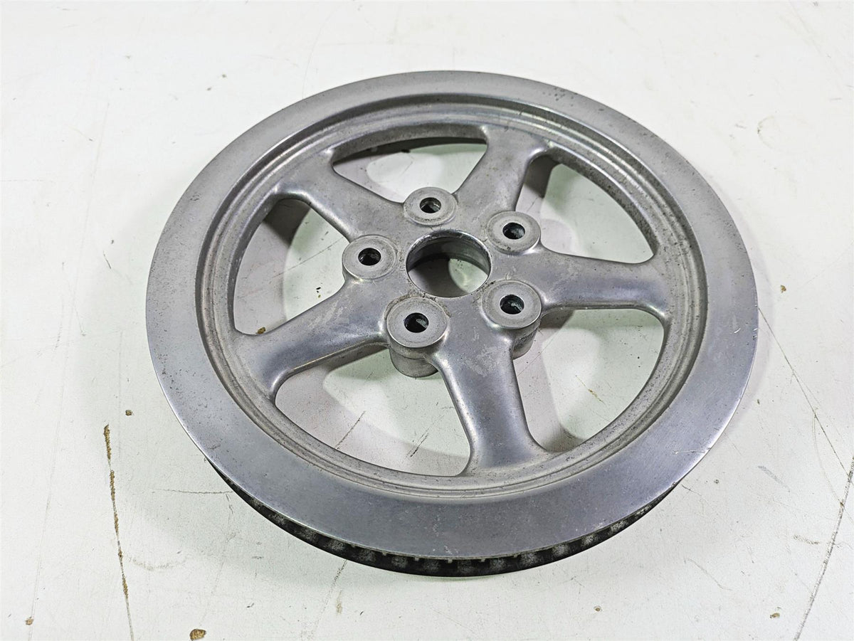 2009 Harley FXCWC Softail Rocker Rear Drive Belt Pulley 66T 1" 40585-08 {{ shop.shopifyCountryName }} - Mototech271