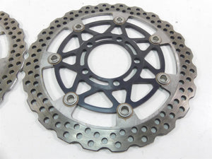 2013 Kawasaki ZX636 ZX6R Ninja Front Brake Disc Rotor Set 41080-0590-5C | Mototech271