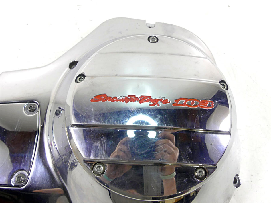 2006 Harley Touring FLHTCU SE E-Glide Outer Primary Drive Clutch Cover 60685-04A {{ shop.shopifyCountryName }} - Mototech271