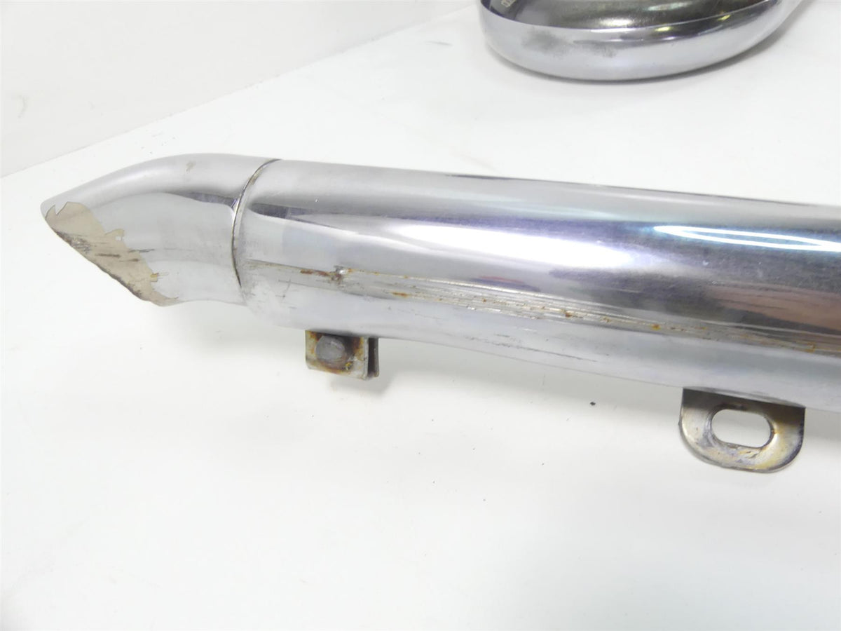 2004 Yamaha XV1700 Road Star Warrior 2 into 2 Short Staggered Exhaust Pipe Set {{ shop.shopifyCountryName }} - Mototech271