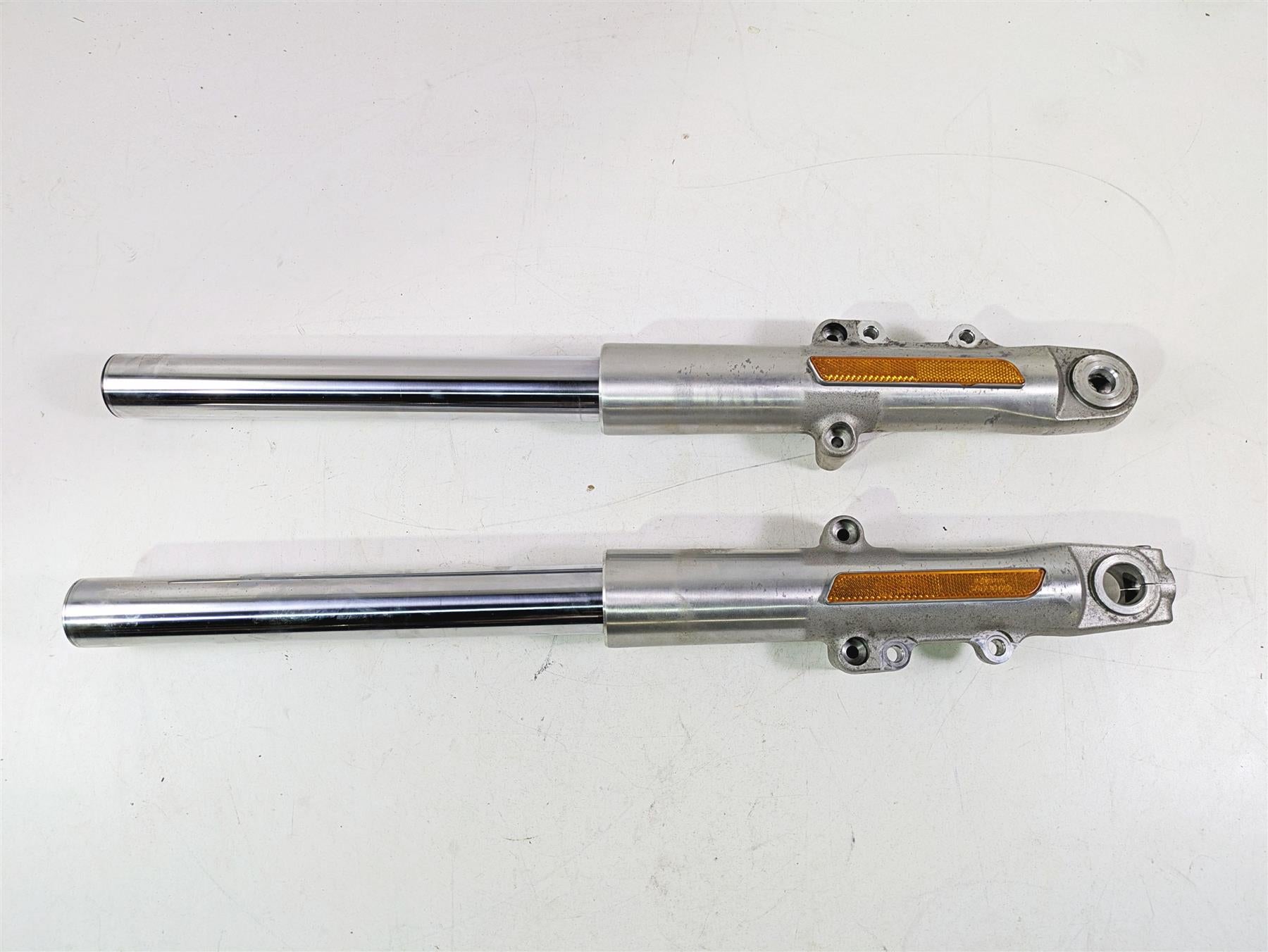 2015 Harley Touring FLHTKL Electra Glide Front Fork Leg Set 49mm 45400056