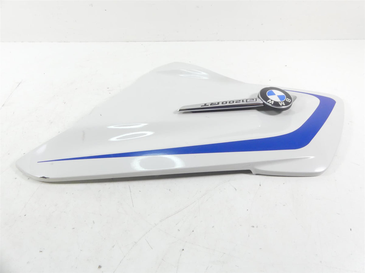 2017 BMW R1200RT K52 Right Side Cover Fairing & Emblem Alpinweiss 46638567816 {{ shop.shopifyCountryName }} - Mototech271
