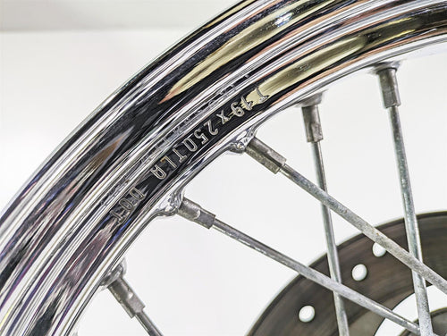 2003 Harley Dyna FXDL Low Rider 100TH Front Wheel Rim 19x2.5 Wobble 43105-05A | Mototech271