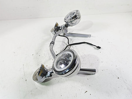 2002 Harley FLSTC Softail Heritage Front Spot Led Light & Blinker Set 58082-02A {{ shop.shopifyCountryName }} - Mototech271