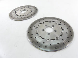 2009 Harley FXDF Dyna Fat Bob Front Sunstar Brake Disc Rotor Set 42040-06