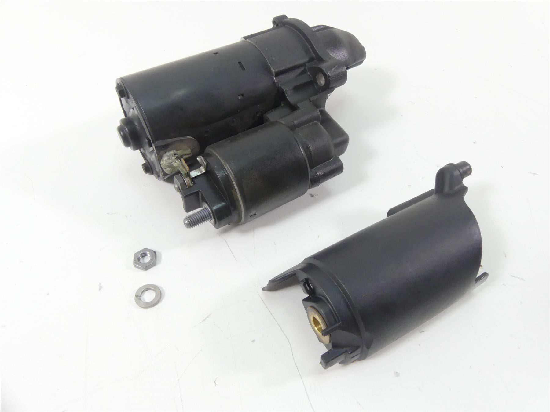 2009 BMW R1200GS K25 Engine Starter Motor + Cover 12417691956 {{ shop.shopifyCountryName }} - Mototech271