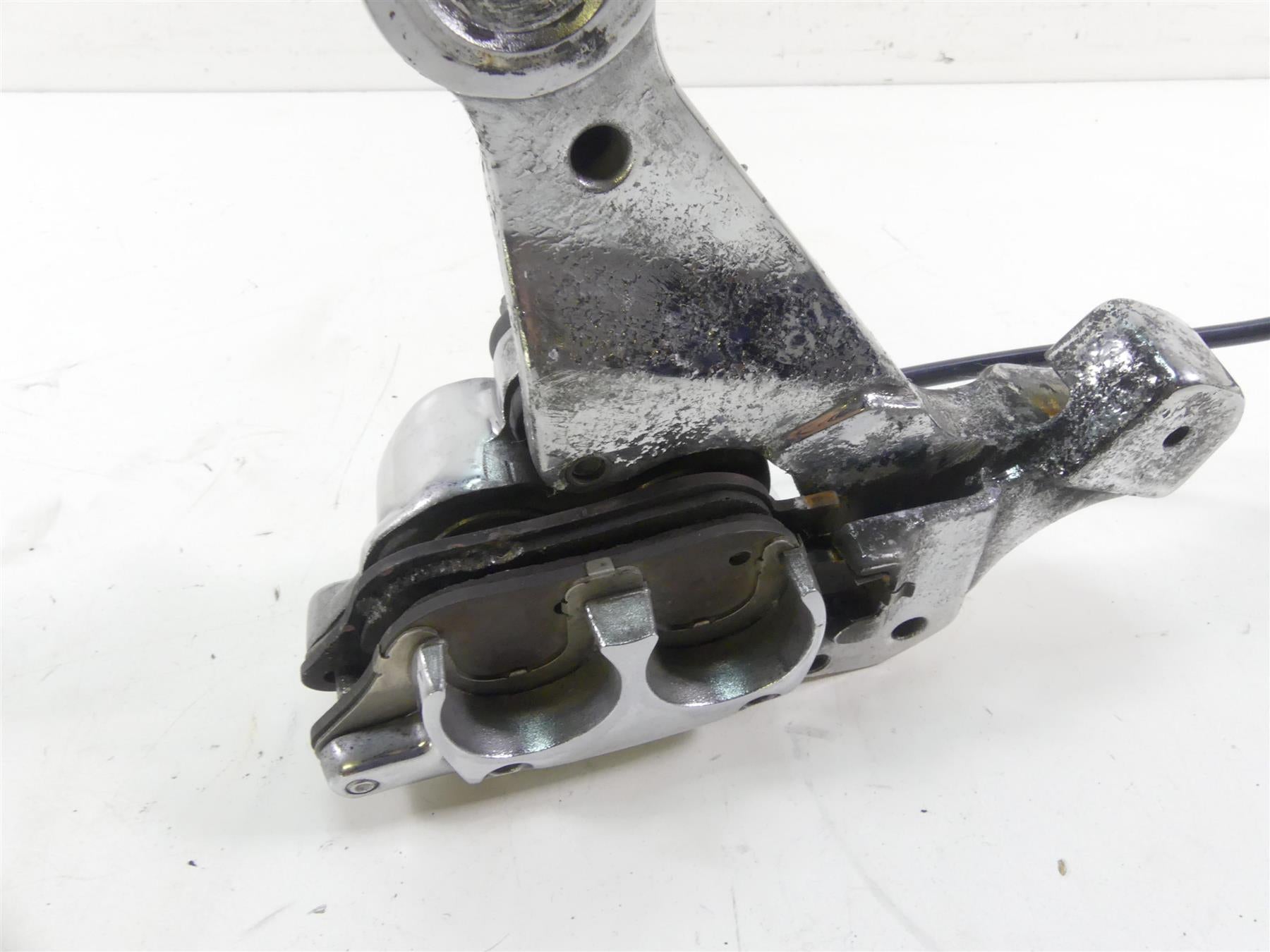 2009 Harley FXDL Dyna Low Rider Rear Chrome Brake Caliper 25mm 40908-08 {{ shop.shopifyCountryName }} - Mototech271