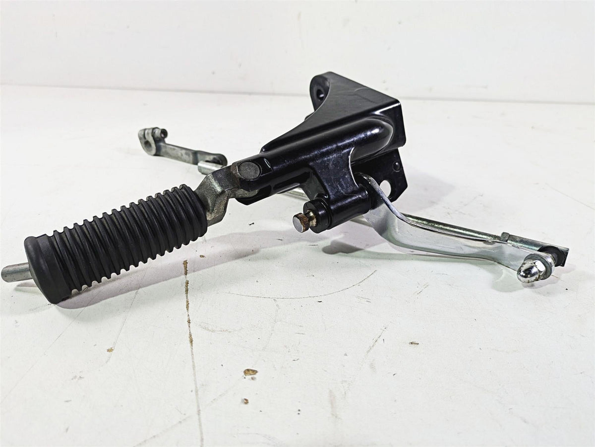 2009 Harley FXCWC Softail Rocker Left Front Foot Peg Shifter Parts Set 33683-07A {{ shop.shopifyCountryName }} - Mototech271
