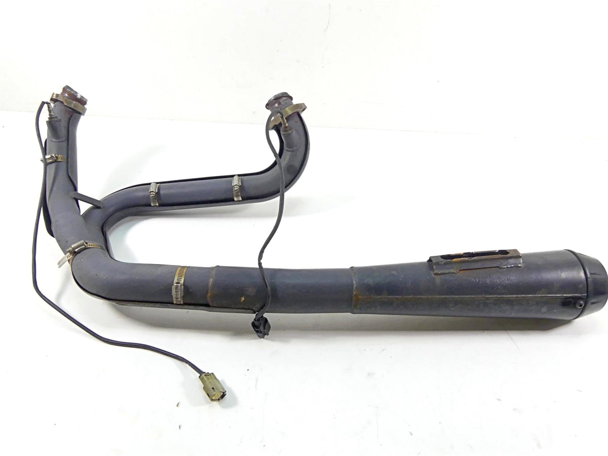2014 Harley Dyna FXDB Street Bob Bassani Road Rage 2 in 1 Exhaust System 1D5250B {{ shop.shopifyCountryName }} - Mototech271