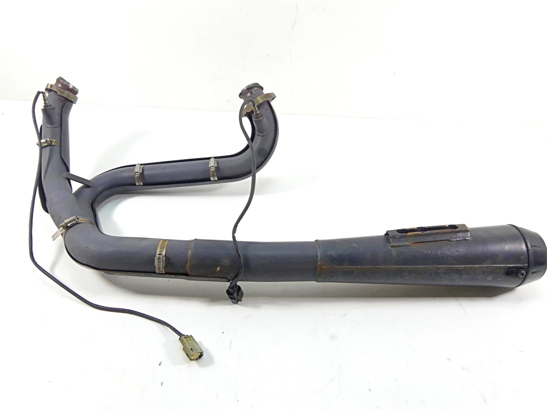 2014 Harley Dyna FXDB Street Bob Bassani Road Rage 2 in 1 Exhaust System 1D5250B {{ shop.shopifyCountryName }} - Mototech271