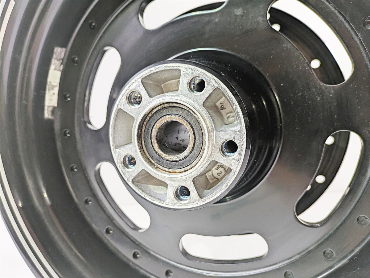 2016 Harley FXDF Dyna Fat Bob Rear Wheel Rim 16x5 Black - Straight 40900261 {{ shop.shopifyCountryName }} - Mototech271
