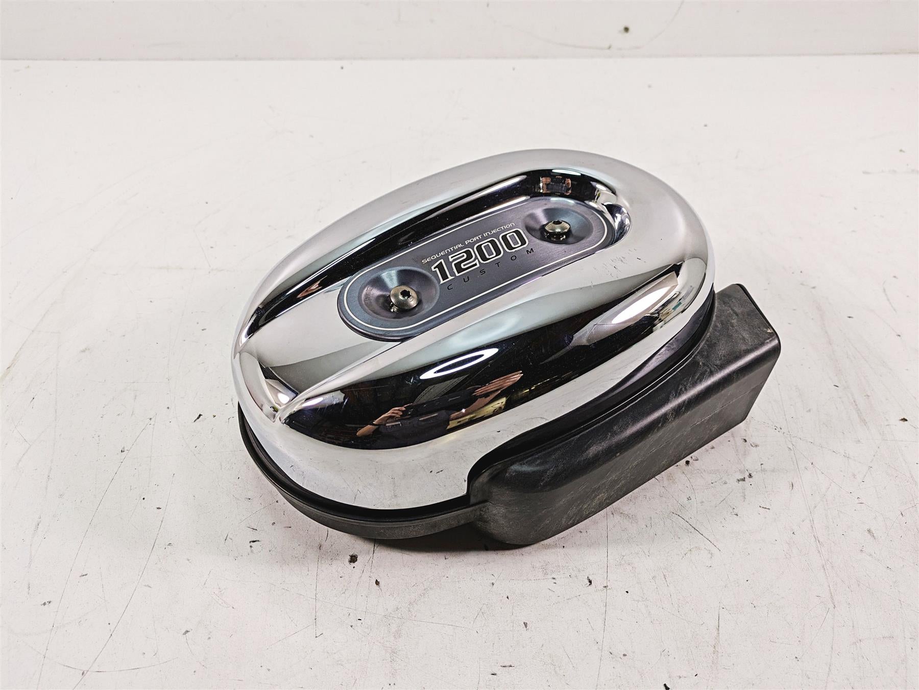 2007 Harley Sportster XL1200 C Air Filter Cleaner Breather Box Set 29369-07B {{ shop.shopifyCountryName }} - Mototech271