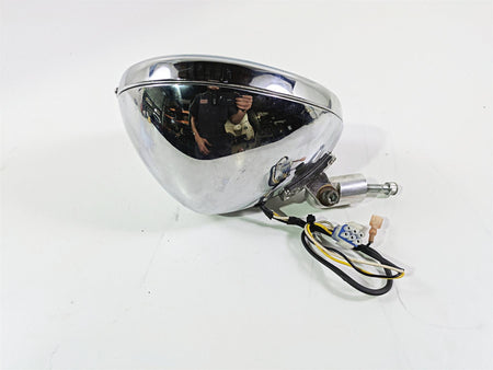 2002 Indian Spirit Deluxe Headlamp Light Lamp Lens & Bucket & Mount 68-126 {{ shop.shopifyCountryName }} - Mototech271