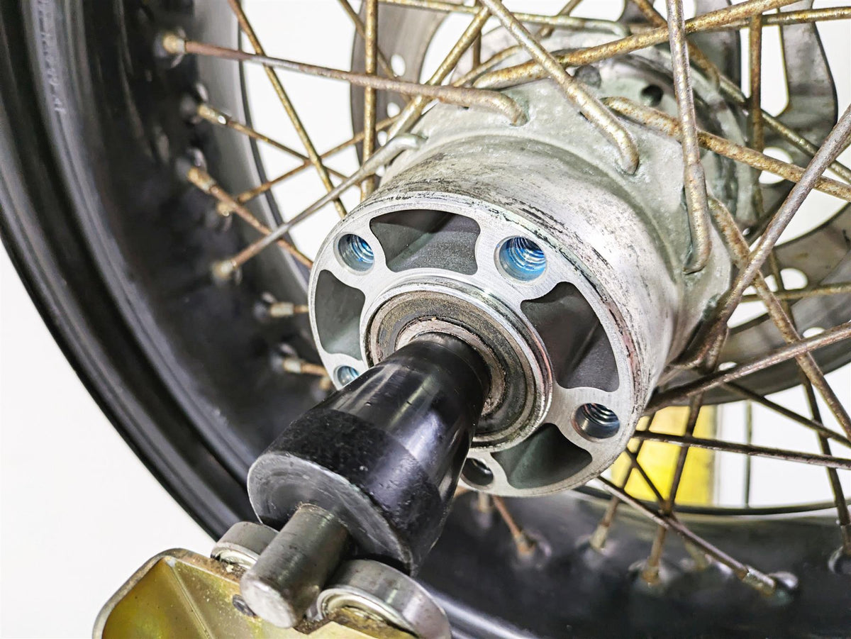 2008 Harley FLSTSB Cross Bones Straight 17x6 Rear Wheel Spoke Rim 44936-08 {{ shop.shopifyCountryName }} - Mototech271