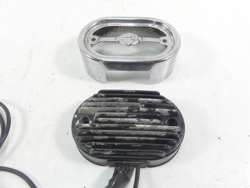 2002 Harley Softail FXSTDI Deuce Rectifier Voltage Regulator + Cover 74540-01 {{ shop.shopifyCountryName }} - Mototech271