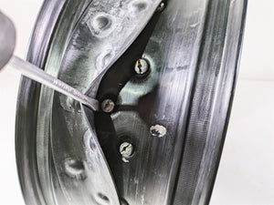 2014 BMW R nine T R9T K21 Rear Wheel Rim Black Spoke 17x5.5 -Ding 36318544696 | Mototech271