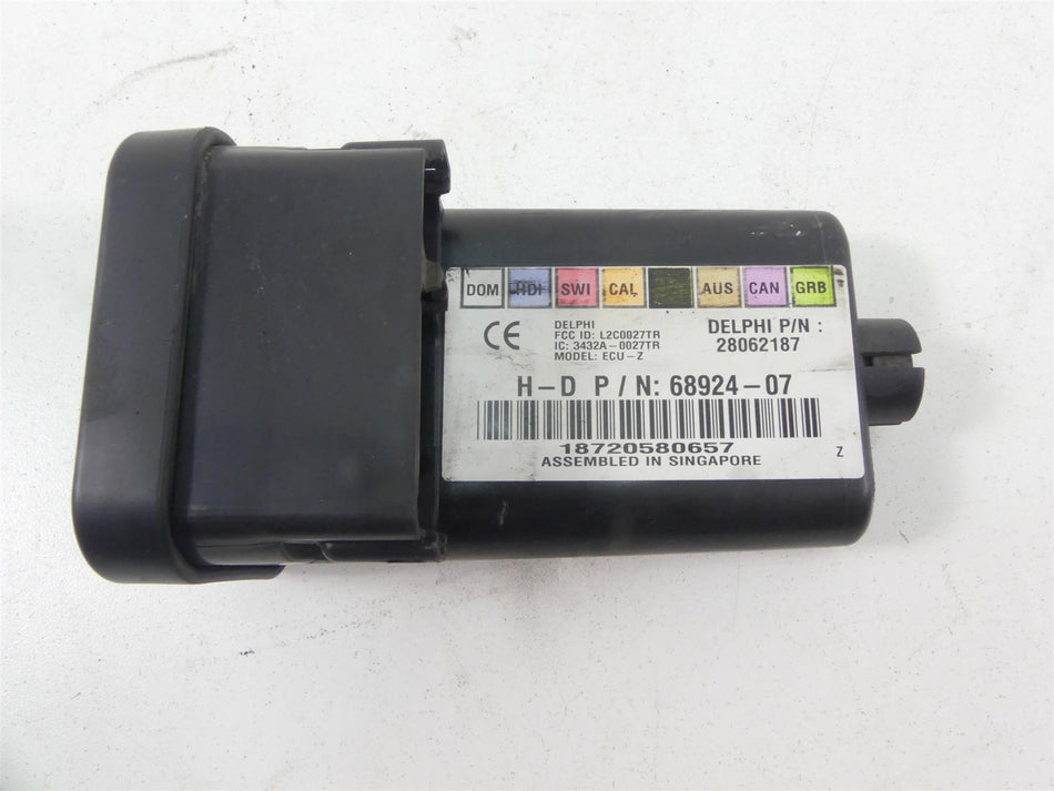 2012 Harley CVO FLHX SE3 Street Glide Tssm Turn Signal Security Module 68924-07 {{ shop.shopifyCountryName }} - Mototech271