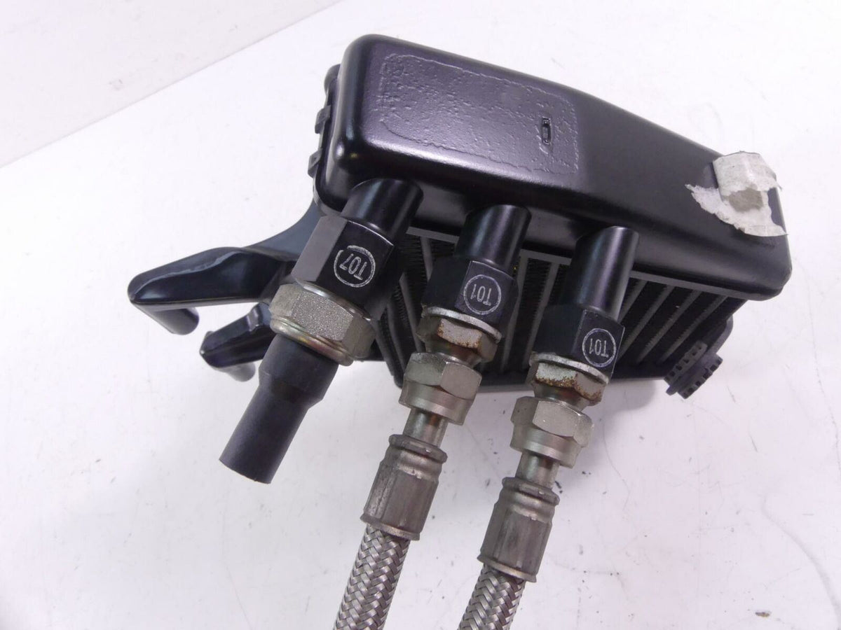 2015 Ducati Diavel Dark Oil Cooler Radiator Lines Mount Cover Set 54840941C {{ shop.shopifyCountryName }} - Mototech271