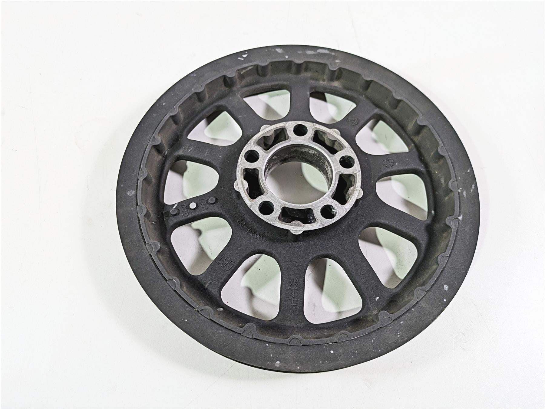 2014 Harley FXDL Dyna Low Rider Rear Drive Belt Sprocket Pulley 66T 1" 40374-07 {{ shop.shopifyCountryName }} - Mototech271