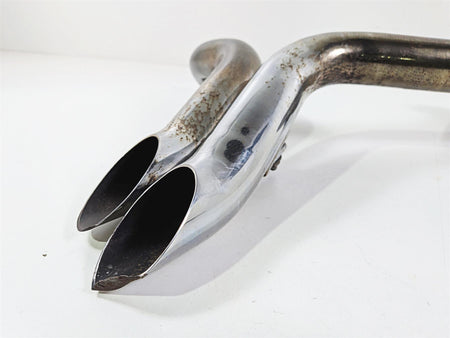 2005 Harley Softail FLSTFSE CVO Fat Boy Drag Straight Exhaust Pipe Set-Mototech271