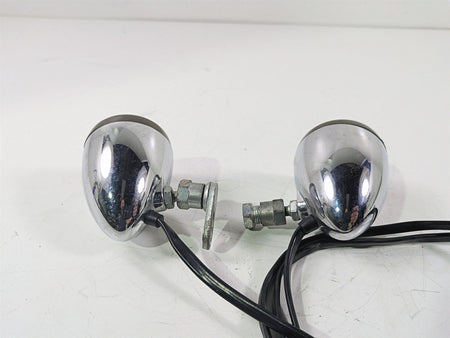 2009 Harley FXDC Dyna Super Glide Smoked Led Front Turn Signal Set 68972-00 {{ shop.shopifyCountryName }} - Mototech271