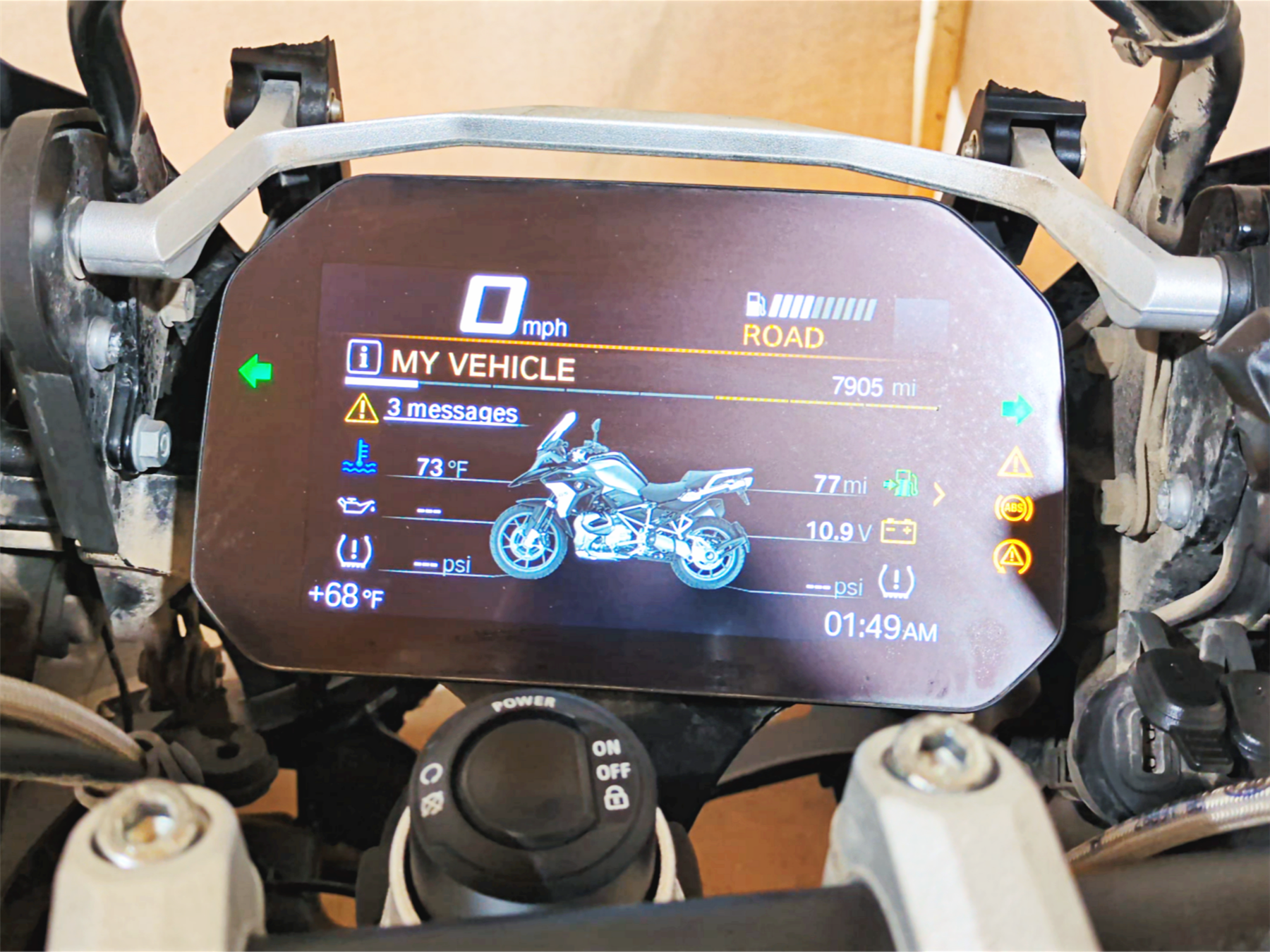 2019 BMW R1250GS K50 Tft Speedometer Screen Dash 7K Only 62119467977 {{ shop.shopifyCountryName }} - Mototech271