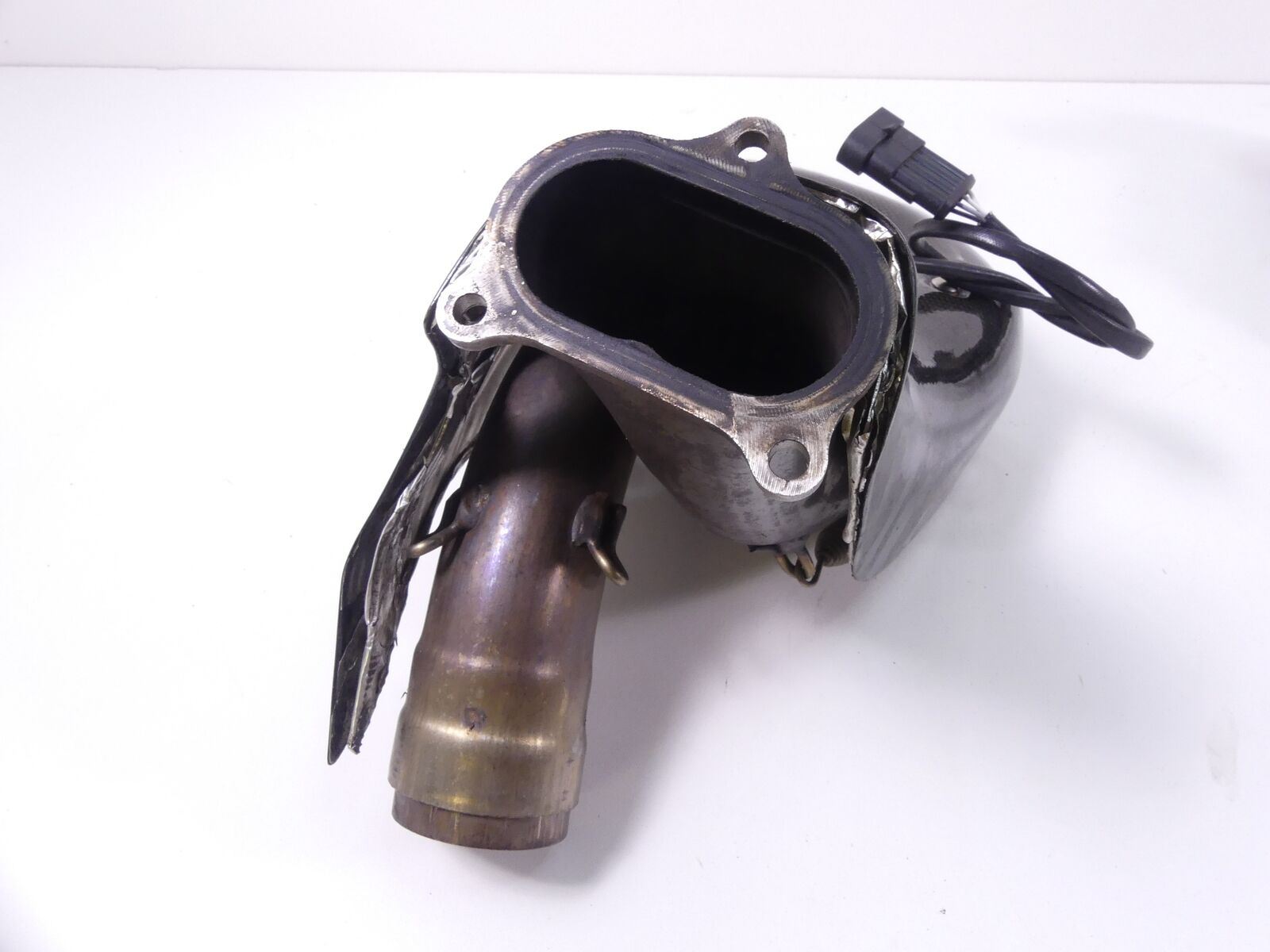 2014 Ducati 899 Panigale Carbon Fiber Exhaust Heat Shield Covers / Stock Header {{ shop.shopifyCountryName }} - Mototech271