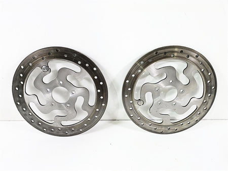 2008 Harley Touring FLHTP Electra Glide Front Brake Rotor Disc Set 41808-08A {{ shop.shopifyCountryName }} - Mototech271
