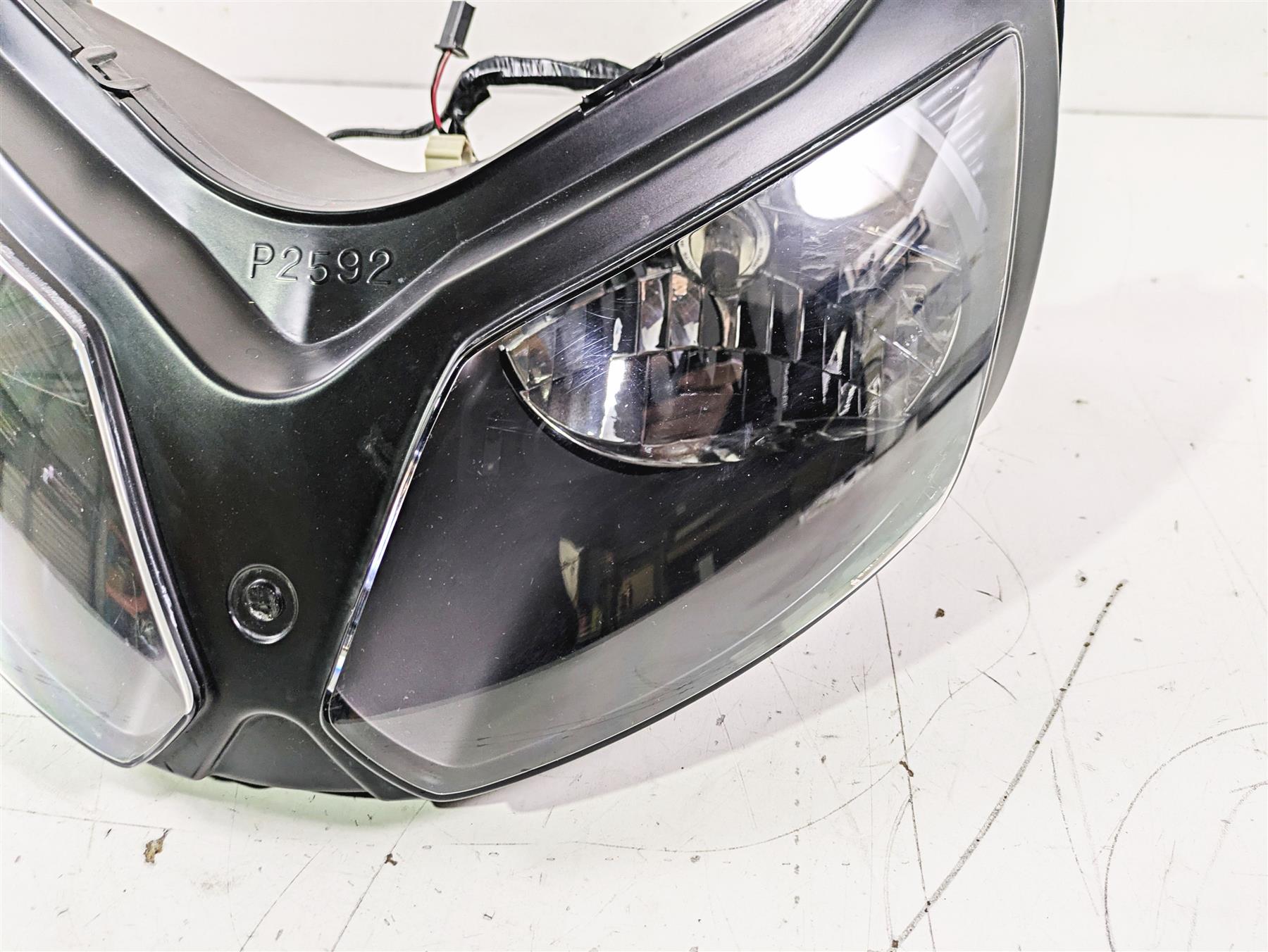 2005 Kawasaki ZX12R Ninja Headlight Head Light Lamp Lens Set 23007-1419 {{ shop.shopifyCountryName }} - Mototech271